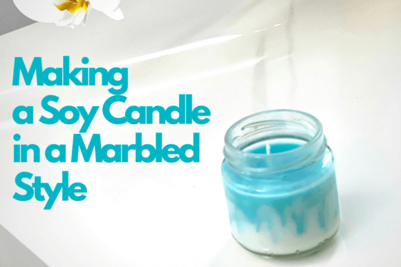 Download Making a Soy Candle in a Marbled Style - Premium Resources